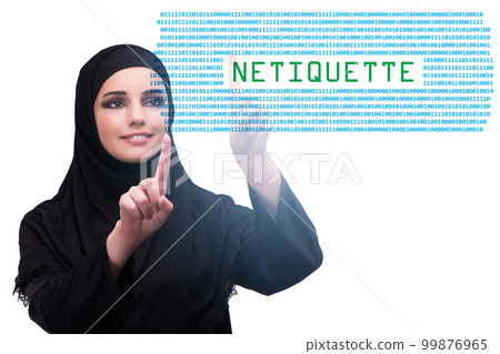 Concept of etiquette and netiquette Concept of etiquette and netiquette 99876965