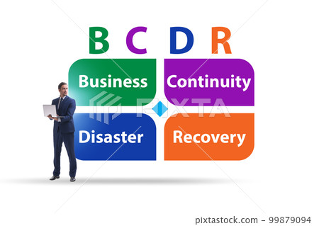 Business continuity disaster recovery concept 99879094