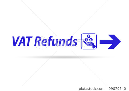 Value added tax VAT return concept Value added tax VAT return concept 99879540