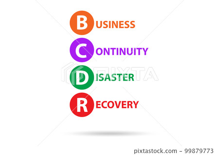 Business continuity disaster recovery concept 99879773