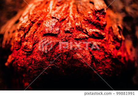 A texture illustration imagining a coercive mass of lava burning in a coercive color. 99881991