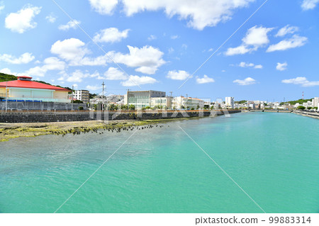 Kujira Bridge / Scenery around Yonabaru Middle School and Chinen High School (Yonabaru Town, Okinawa Prefecture) [March 2023] 99883314