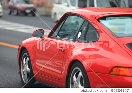 Red sports car image Red sports car image 99884197