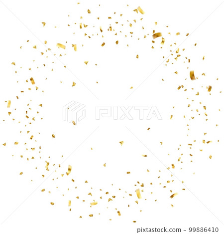 Falling shiny golden confetti 99886410