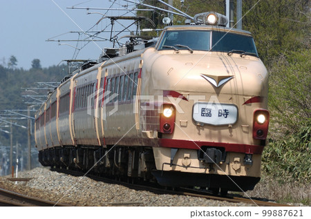 北陸本線細呂木蘆原溫泉 JR 西日本 489 系列 H04 編隊(金澤)臨時 北陸本線細呂木蘆原溫泉 JR 西日本 489 系列 H04 編隊(金澤)臨時 99887621