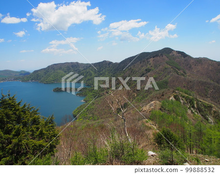 Lake Chuzenji and Mt. Hangetsu (from the trail to Mt. Sha) 99888532