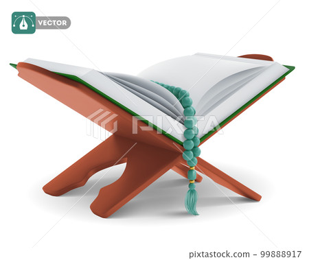 Holy Quran On Book Stand 99888917