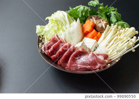 在懷石料理爐上吃牡丹火鍋 99890550