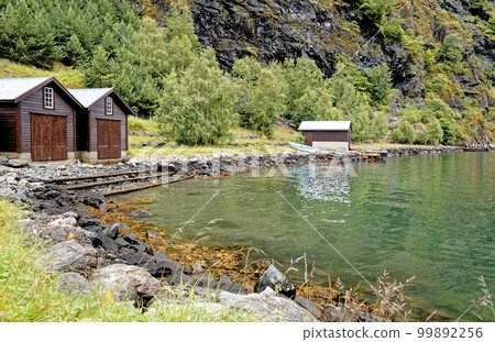 Beautiful view of Flam landscape - Norway 99892256