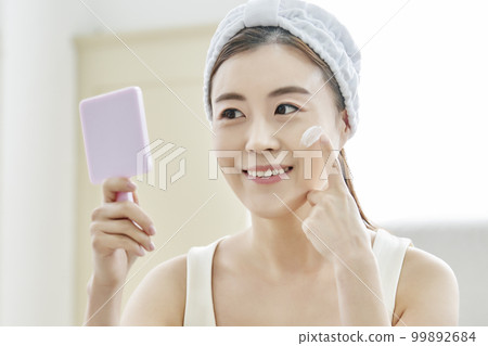美容,美容,護膚,基礎妝容,房子,房子,少婦,韓語 99892684