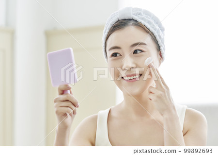 美容,美容,護膚,基礎妝容,房子,房子,少婦,韓語 99892693
