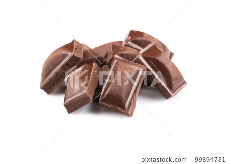 Chocolate on white Chocolate on white 99894781