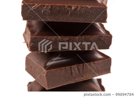 Chocolate on white Chocolate on white 99894784