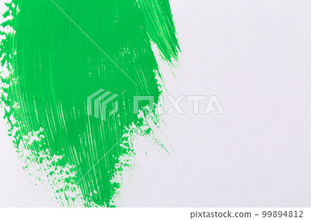 green stroke of the paint brush 99894812