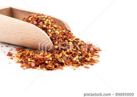 Pile of a crushed red pepper 99895009