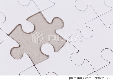 white puzzle jigsaw close up white puzzle jigsaw close up 99895979