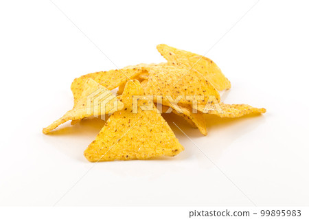Salted corn snack nachos chips Salted corn snack nachos chips 99895983