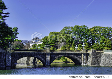 Imperial Palace Nijubashi (Ishibashi main gate) 99899292