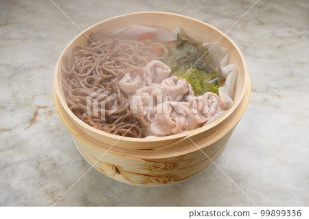 豬肉涮肉蕎麥麵(蒸) 豬肉涮肉蕎麥麵(蒸) 99899336