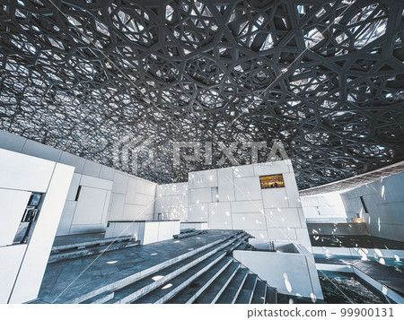 Interior of the Louvre Museum in Abu Dhabi, United Arab emirates Interior of the Louvre Museum in Abu Dhabi, United Arab emirates 99900131