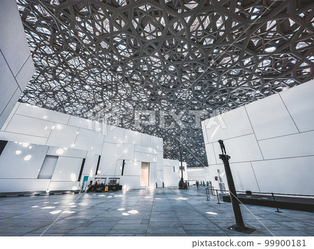 Interior of the Louvre Museum in Abu Dhabi, United Arab emirates 99900181