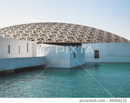 Exterior of the Louvre Museum in Abu Dhabi, United Arab emirates Exterior of the Louvre Museum in Abu Dhabi, United Arab emirates 99900232