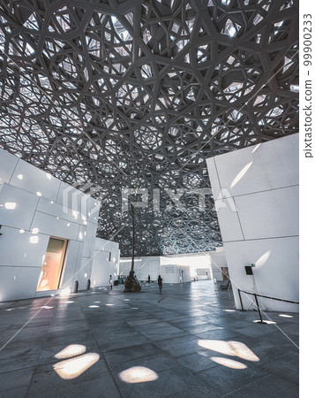 Interior of the Louvre Museum in Abu Dhabi, United Arab emirates Interior of the Louvre Museum in Abu Dhabi, United Arab emirates 99900233