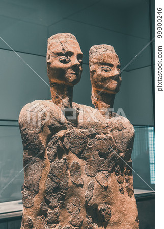 Interior of the Louvre Museum in Abu Dhabi, United Arab emirates 99900246