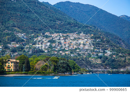 View of the village Torno Fagetto Laglio Quarzano on the Como Lake, Lombardy, Italy 99900665