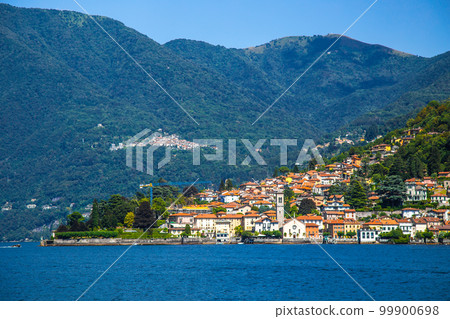 View of the village Torno Fagetto Laglio Quarzano on the Como Lake, Lombardy, Italy 99900698