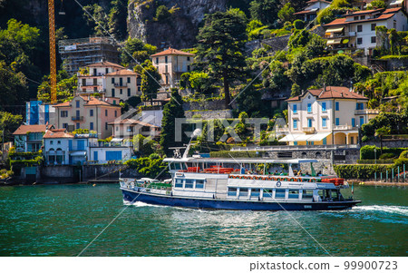 View of the village Torno Fagetto Laglio Quarzano on the Como Lake, Lombardy, Italy 99900723