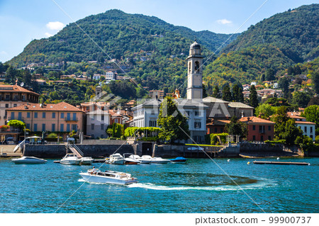 View of the village Torno Fagetto Laglio Quarzano on the Como Lake, Lombardy, Italy 99900737