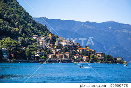 View of the village Torno Fagetto Laglio Quarzano on the Como Lake, Lombardy, Italy 99900778