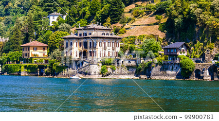 View of the village Torno Fagetto Laglio Quarzano on the Como Lake, Lombardy, Italy 99900781