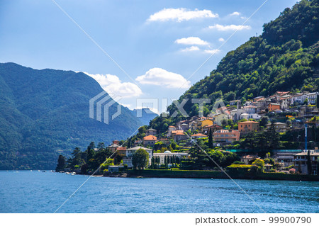 View of the village Torno Fagetto Laglio Quarzano on the Como Lake, Lombardy, Italy View of the village Torno Fagetto Laglio Quarzano on the Como Lake, Lombardy, Italy 99900790