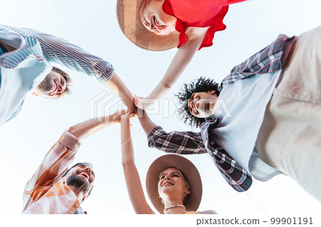 Group of friend enjoy together the summer Group of friend enjoy together the summer 99901191