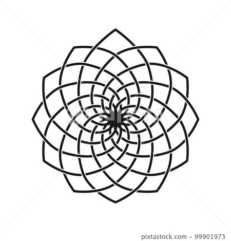 mandala, lotus, vector 99901973