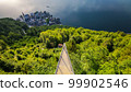 Skywalk platform of Hallstatt, Hallstatter See of Austria, Alps mountains , Stock photo 99902546