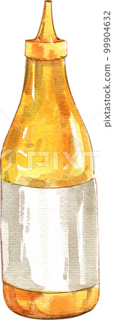 Burger fast food hand drawn watercolor illustration Restaurant 99904632