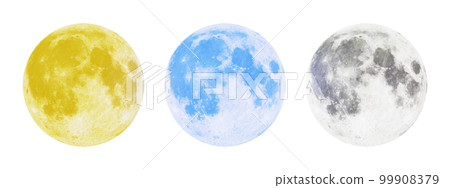 Illustration of the moon with a transparent background Illustration of the moon with a transparent background 99908379