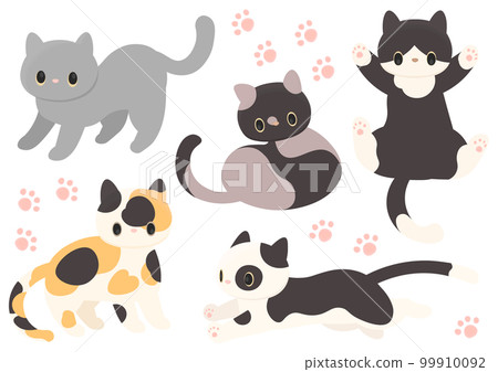 各種貓和腳印集 各種貓和腳印集 99910092