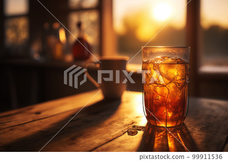 Ice tea on the table Ice tea on the table 99911536