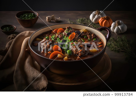 AI generated roast oxtail, oxtail srew 99913784