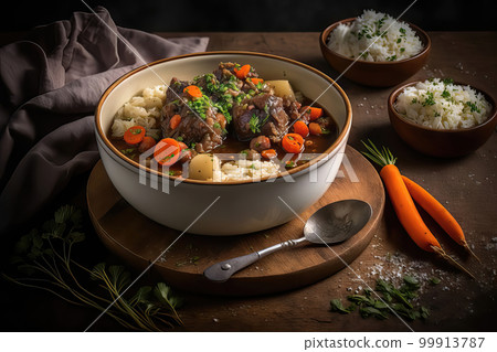 AI generated roast oxtail, oxtail soup AI generated roast oxtail, oxtail soup 99913787