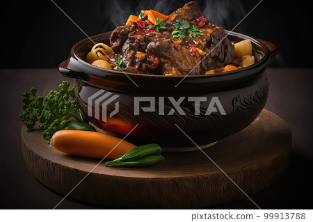 AI generated roast oxtail, oxtail srew AI generated roast oxtail, oxtail srew 99913788