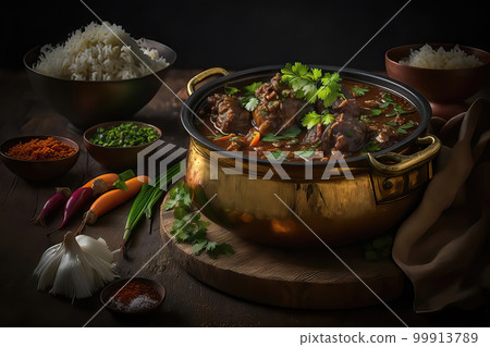 AI generated roast oxtail, oxtail srew AI generated roast oxtail, oxtail srew 99913789