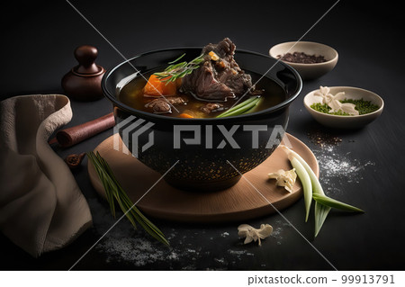 AI generated roast oxtail, oxtail soup AI generated roast oxtail, oxtail soup 99913791