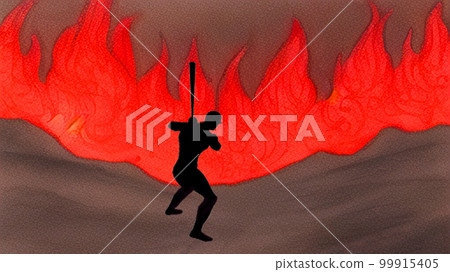 Burning flame stickman 2 Burning flame stickman 2 99915405