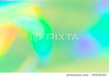 Green abstract rainbow color image (background material) 99916009