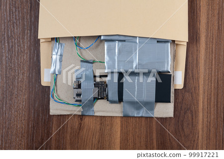 Mail bomb IED - Improvised Explosive Device with c4 and cell phone module in envelope 99917221